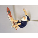 Resin Surfin Santa Ornament, University of Florida