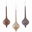Napa Home Garden, GLASS MODERN DROP ORNAMENTS ,SET OF 3
