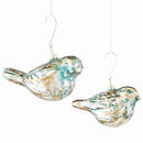 Napa Home Garden, GLASS BIRD ORNAMENTS ,SET OF 2