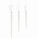 Napa Home Garden, BEAD ICICLE ORNAMENT ,SET OF 3