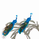 Napa Home Garden, PEACOCK ORNAMENTS ,SET OF 2
