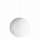 Napa Home Garden, GLITTERED BALL ORNAMENT 6"