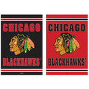 Embossed Suede Flag, House Size, Chicago Blackhawks