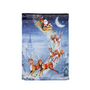 Santa Sleigh Lustre House Flag,13lu11166