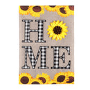 Sunflower Home Garden Burlap Flag