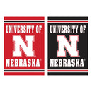 Embossed Suede Flag, GDN Size, University of Nebraska,14es949