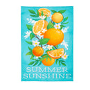 Summer Sunshine Linen Garden Flag