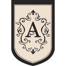 Flag,Applique,Gar,Monogram "A"