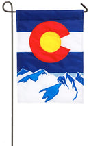 Colorado State Garden Applique Flag