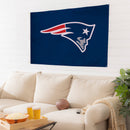 3'x5' Single Sided Flag w/ 2 Grommets, New England Patriots