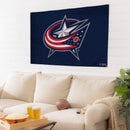 3'x5' Single Sided Flag w/ 2 Grommets, Columbus Blue Jackets