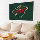 3'x5' Single Sided Flag w/ 2 Grommets, Minnesota Wild
