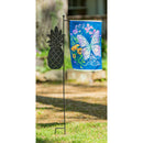 Pineapple Laser Cut Garden Flag Stand,20153