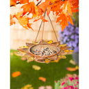 Metal and Glass Bird Feeder, Sunflower,2bf7109
