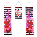 Valentine's Hearts and Stripes Door Banner Kit