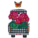 Geranium Truck LED Window Decor