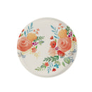 10.5" Melamine Dinner Plate, Floral Essence
