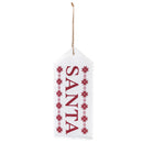 Santa, Naughty Reversible Door Tag,2dt1784fb