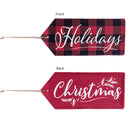 Christmas, Holidays Reversible Door Tag