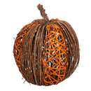 Lighted Vine Pumpkin