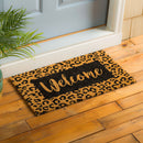 Animal Print Welcome Coir Mat,2rm1081