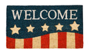 Patriotic Stripes Coir Mat