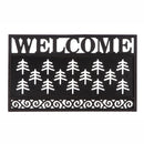 Welcome Scroll Coir Switch Mat Tray