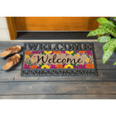 Floral Framed Welcome Kensington Switch Mat,2rms750