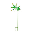36"H Solar Hummingbird Staked Wind Spinner