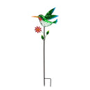 36"H Secret Solar Garden Stake, Hummingbird