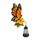 Fence Hanger with Solar Lantern, Butterfly,2sp7282