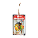 Chicago Blackhawks, Metal Corrugate Ornament