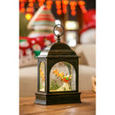 11'' Tall LED Musical Lantern with Spinning Action and Timer function Table Decor, Holiday Delivery,3wgl162