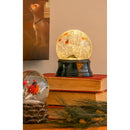 5 '' LED Waterglobe with spinning action, Perching Cardinal,3wgl164