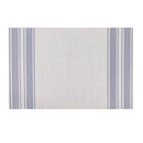 Grey Ticking Stripe Layering Mat