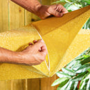 Lighted Fabric Star, Large, Gold,45st374bl