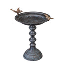 Cast Iron Bird Bath on Pedestal