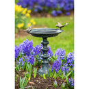 Cast Iron Bird Bath on Pedestal,47m1345