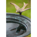 Cast Iron Bird Bath on Pedestal,47m1345
