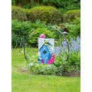 Metal Outdoor Sculptural Decor for Displaying Planter or Flag,47m3786