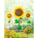 Radiant Sunflower Garden Stake, Set of 3,47m3873