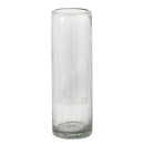 Maya Clear Recycled Glass Vase 12" - Tall