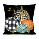 Mixed Print Pumpkins Interchangeable Pillow Cover