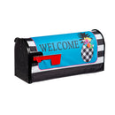 Black and White Pineapple Mailbox Cover,56782