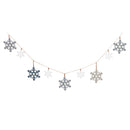 Snowflakes Seasonal Decor Banner,58b050