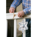 Snowflakes Seasonal Decor Banner,58b050