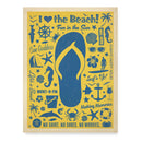 Flip Flop Pattern Artisan Tapestry Canvas