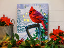 LED Canvas Wall Decor, Cardinal with Shovel,6ltc6646