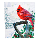LED Canvas Wall Decor, Cardinal with Shovel