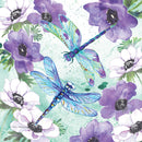 Dragonfly Duo Outdoor Wall Canvas, 24"x24"